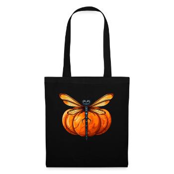 Dragonfly Pumpkin Lazy Halloween Party Costume Enfant - Sac en tissu - noir - Devant