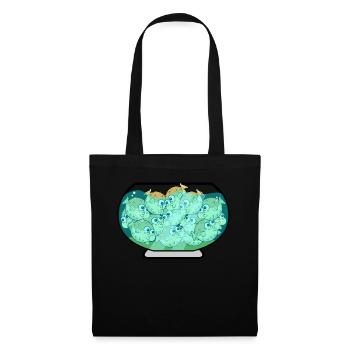 Puffer Fish Aquarium Puffer Fish - Sac en tissu - noir - Devant