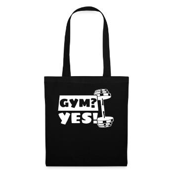 Gym Strongman Fitness Bodybuilder - Tote Bag - black - Front