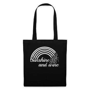 Grapes Wine Wine Drinkers - Tote Bag - black - Front