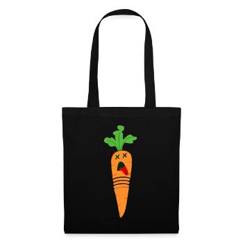 Carottes Mortes Carotte - Sac en tissu - noir - Devant
