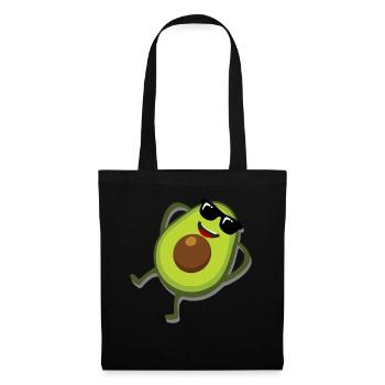 Avocado with Sunglasses Avocados - Tote Bag - black - Front