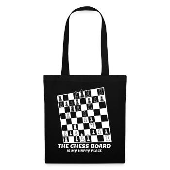 Chess Pieces - Stoffbeutel - Schwarz - Vorne