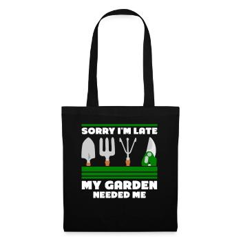 Jardinage d’aménagement paysager Jardinage de jardin - Sac en tissu - noir - Devant