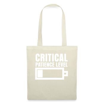Patience Joke Impatient Impatience - Tote Bag - nature - Front