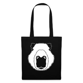 Capybara Capybaras Drôles - Sac en tissu - noir - Devant