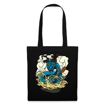 Wok Pan Dragon - Sac en tissu - noir - Devant
