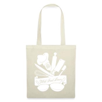 Nourriture au wok - Sac en tissu - nature - Devant