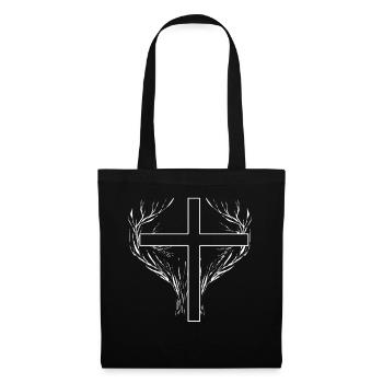 Christianity Cross Jesus Christ Trees - Tote Bag - black - Front