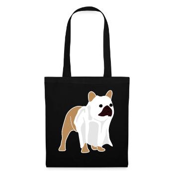 French Bulldog Ghost - Tote Bag - black - Front