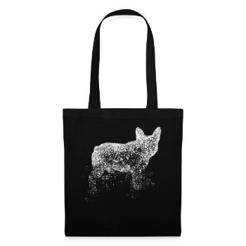 French Bulldog Bouledogue Français - Tote Bag - black - Front