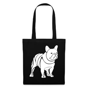 Bouledogue Français French Bulldog - Tote Bag - black - Front