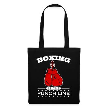 Boxing Gloves Boxer Punching Bag - Tote Bag - black - Front