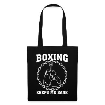 Boxer Puncher Boxing Gloves - Tote Bag - black - Front