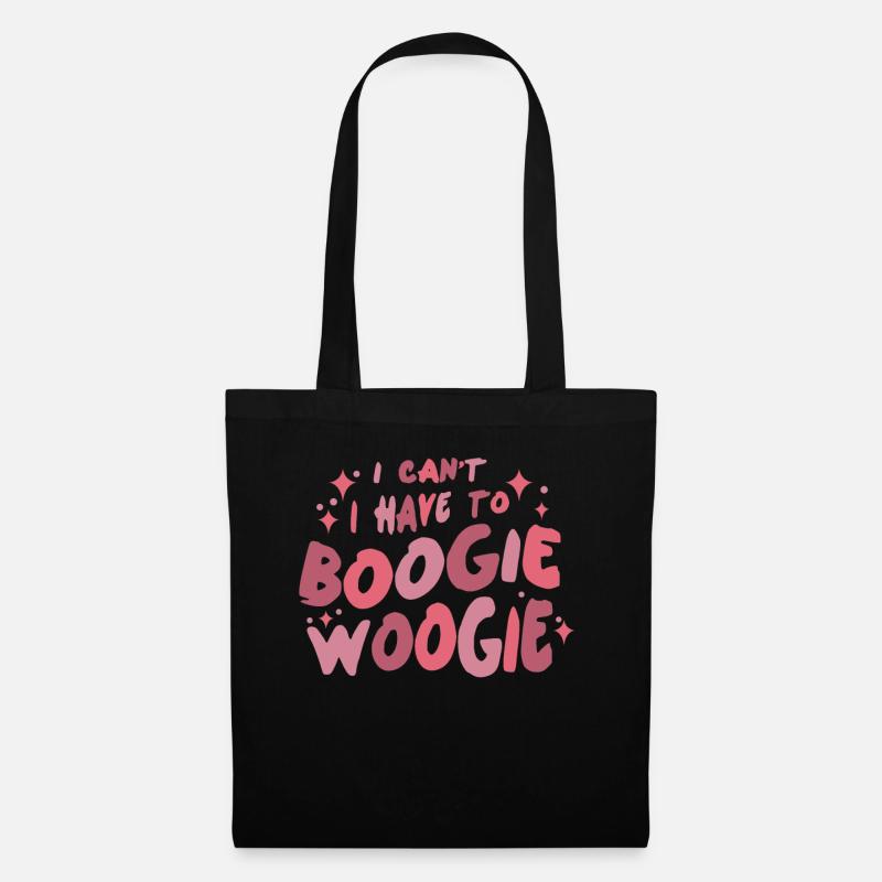 Boogie Woogie Retro Dancing Swing - Tote Bag - black