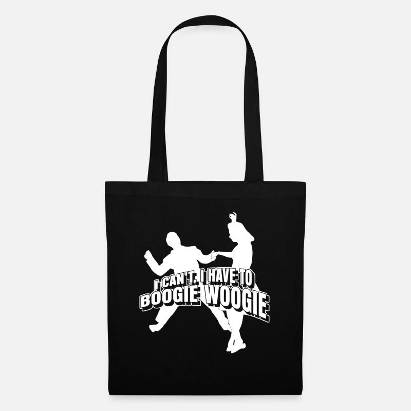 Boogie Woogie Dancing Swing - Tote Bag - black