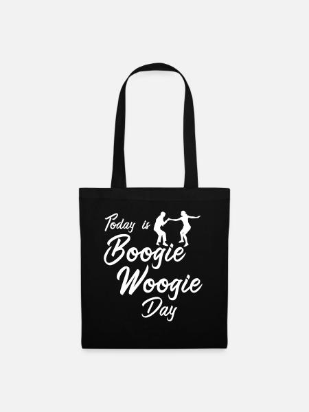 Swing Boogie Woogie Dance Dancing - Stoffbeutel - Schwarz