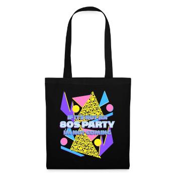 1980's Retro 80s Party - Tote Bag - black - Front