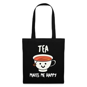 Cup Of Tea Drinkers Tea Bag Tea - Tote Bag - black - Front