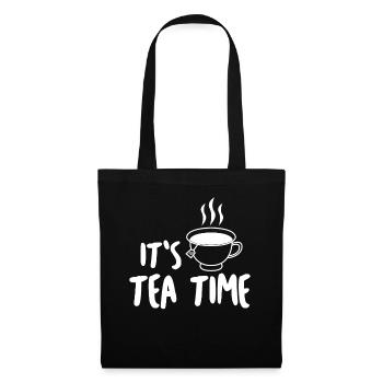 Tea Cup Tea Bag Teapot - Tote Bag - black - Front