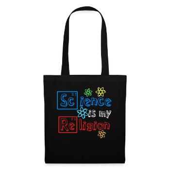 Science Athée Athéisme Agnostique Athéisme - Sac en tissu - noir - Devant