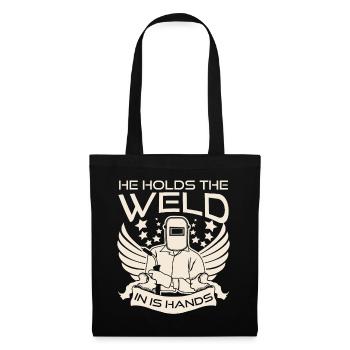 Welder Blacksmith Metalworker Metal Work - Tote Bag - black - Front