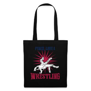 Wrestling Joke Wrestler - Stoffbeutel - Schwarz - Vorne