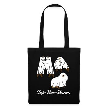 Capybaras Ghosts Capybara - Stoffbeutel - Schwarz - Vorne
