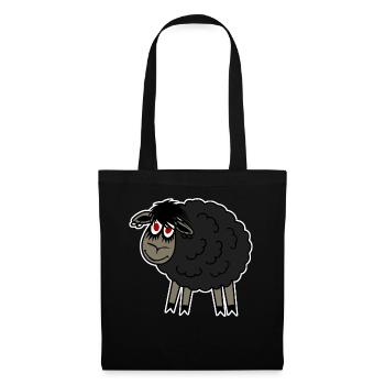 Goth Mouton Gothique - Sac en tissu - noir - Devant