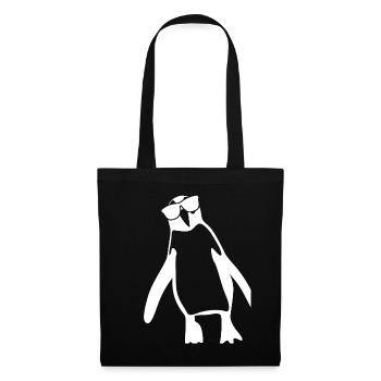 Penguin Sunglasses Penguins - Tote Bag - black - Front
