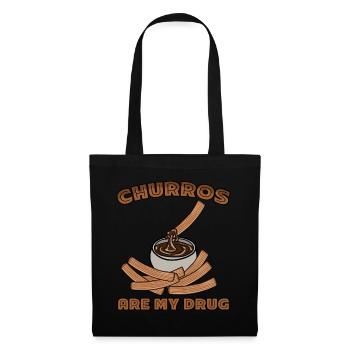 Churros Blague Churro Churrería - Sac en tissu - noir - Devant