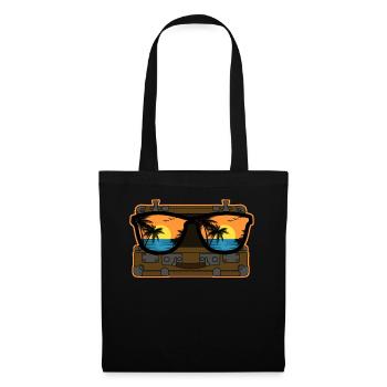 Suitcase Suitcases Luggage Tavelling - Tote Bag - black - Front