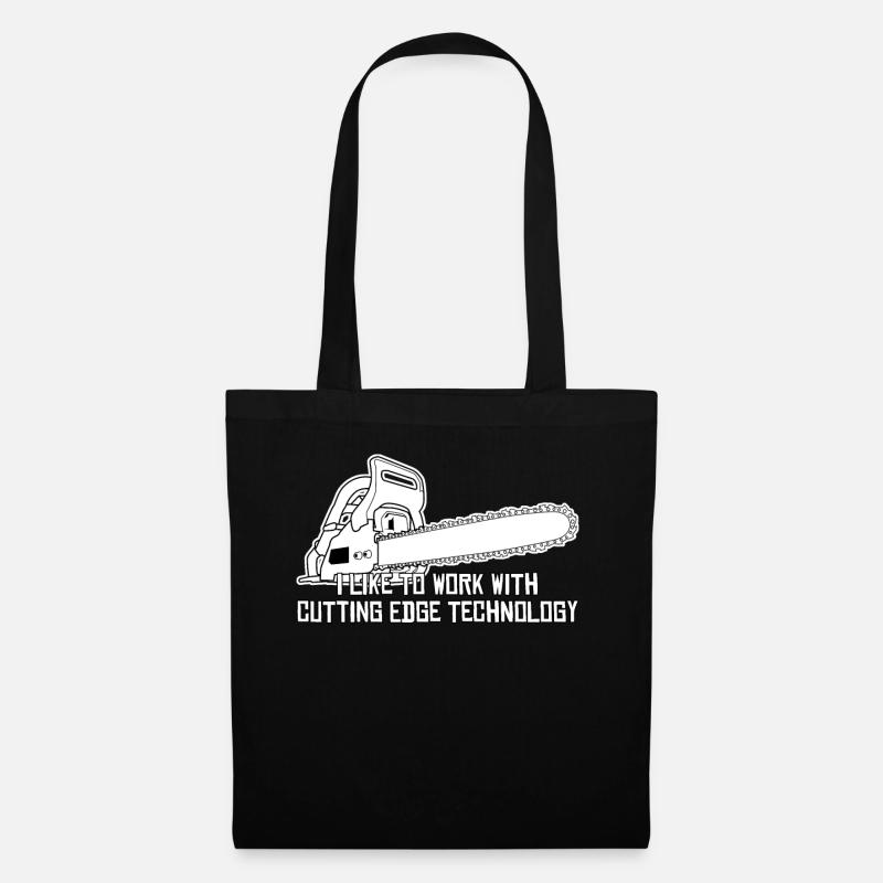 Tronçonneuse Tronçonneuse Tronçonneuse - Sac en tissu - noir