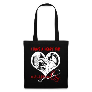 Vétérinaire vétérinaire vétérinaire - Sac en tissu - noir - Devant