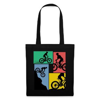 Fat Bike Blague Fatbike - Sac en tissu - noir - Devant