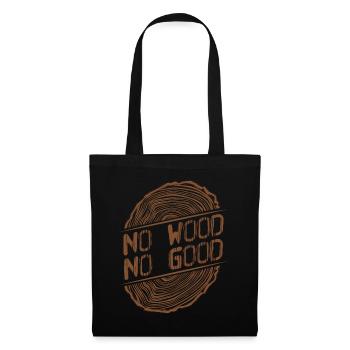 Firewood Carpenter Lumberjack Wood - Tote Bag - black - Front