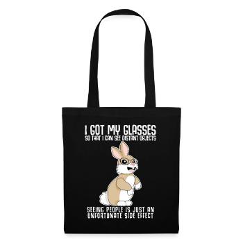 Lunettes Misanthrope Lunettes Optiques - Sac en tissu - noir - Devant