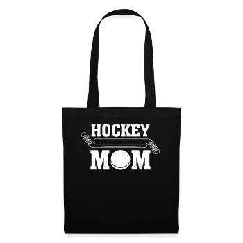 Hockey Maman Joueuse de hockey Maman Fête des Mères Hockey - Sac en tissu - noir - Devant