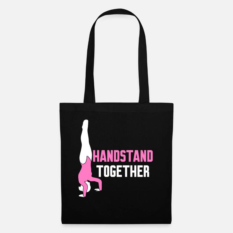Gymnast Handstand Handstands - Stoffbeutel - Schwarz