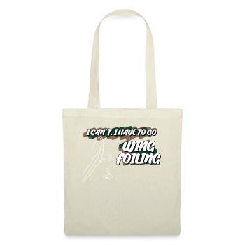 Wing Foiling Winging Wingsurf - Sac en tissu - nature - Devant