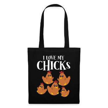 Poultry Farmer Chicken Farm Chickens - Tote Bag - black - Front