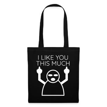 Grumpy Misanthrope Misanthropist - Tote Bag - black - Front