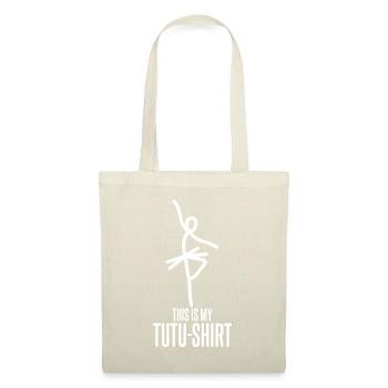 Ballerine Danseuse de Ballet - Sac en tissu - nature - Devant