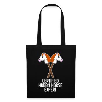 Hobby Horse Équipe d’experts Hobby Horsing - Sac en tissu - noir - Devant