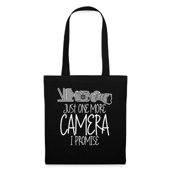 Photo Camera Photographer Photography - Stoffbeutel - Schwarz - Vorne