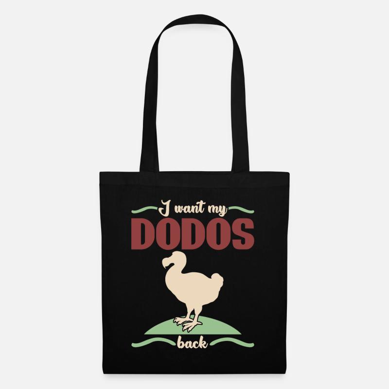 Dodo Dodos - Stoffbeutel - Schwarz