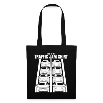 Rush Hour Traffic Cars Driver Commuting - Tote Bag - black - Front