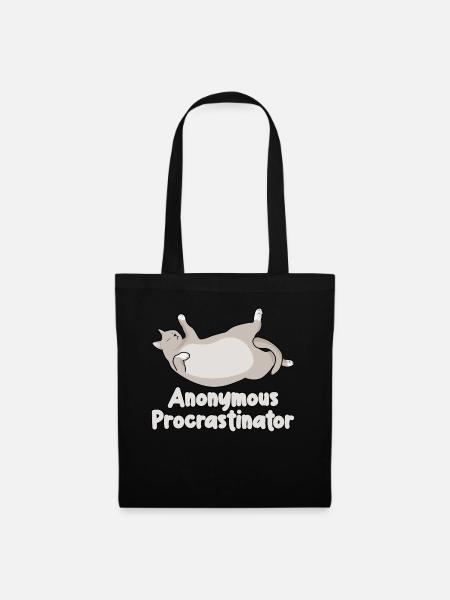 Cat Procrastinators Procrastinating Cats - Stoffbeutel - Schwarz