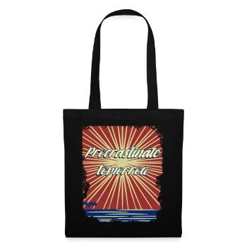 Procrastination - Sac en tissu - noir - Devant