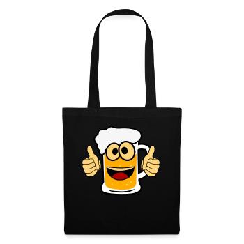 Beer Happy Brewing Craft Beer Malt - Tote Bag - black - Front